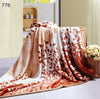 Microplush Printed Fuzzy Plaids Bedspreads